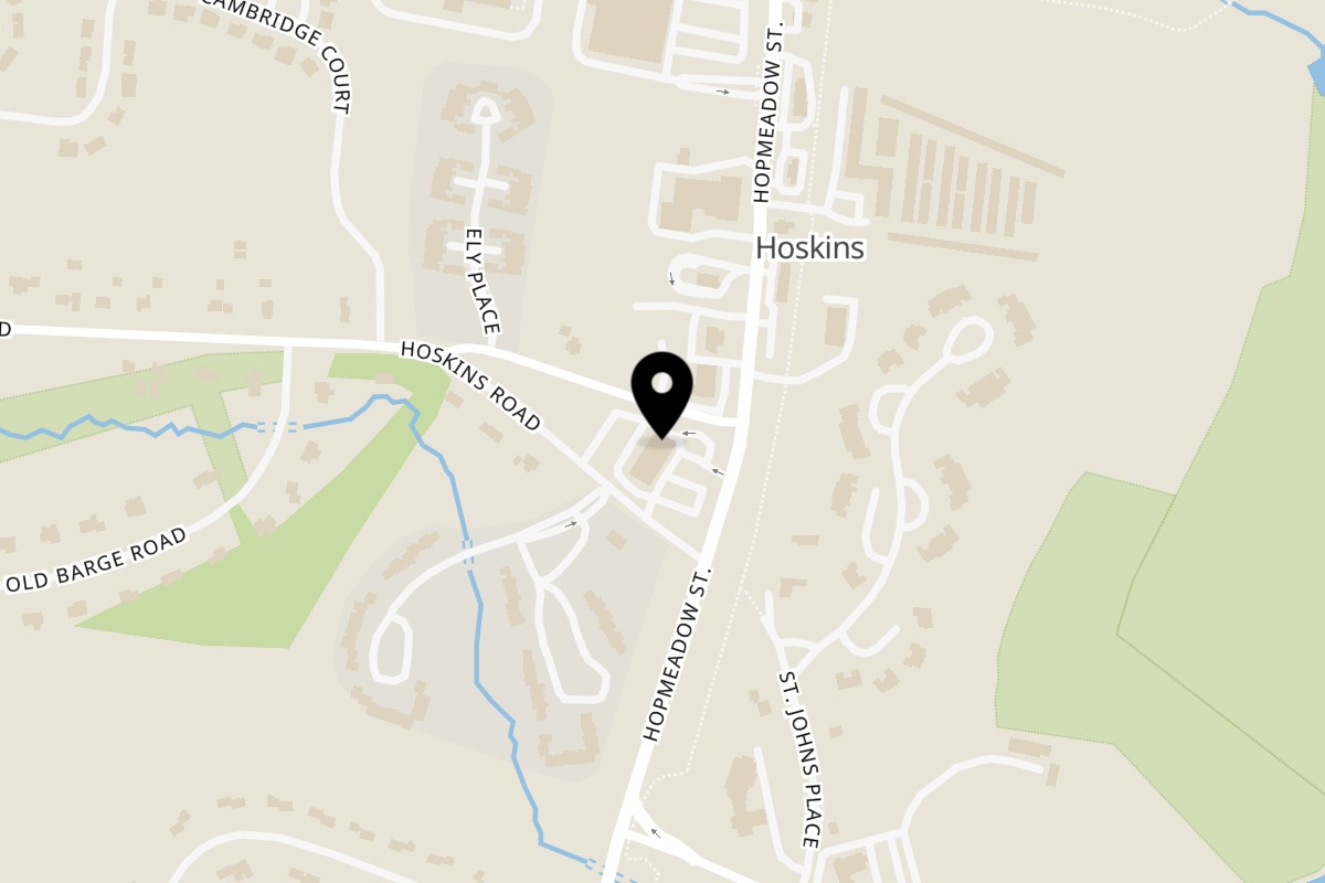 Map showing the location of Made By Pam on 1195 Hopmeadow St in Simsbury